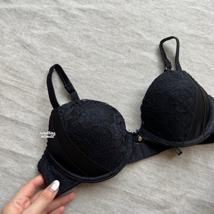 [BRA+CD] M&S X ROSIE Pushup Preview Petite Satin & Lace / Push Up Bombshell Small Size Soft Cup Bra