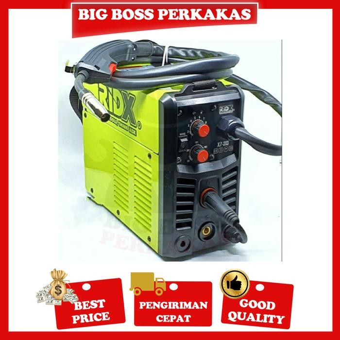 Mig 130 Ridx X7-313 Mesin Las Mig Tanpa Co2 Gasless