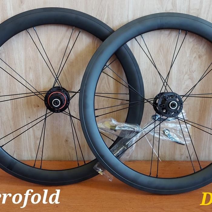 ASLI Wheelset Aerofold disc brake 20 451 alloy READY STOCK