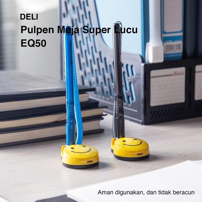 

Deli Stationary - Deli Desk Ballpoint Pulpen Meja 0,7Mm Tinta Hitam/Biru Untuk Keperluan Kantor Eq50
