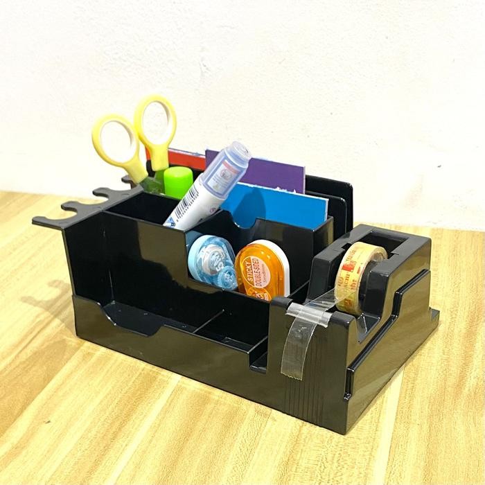 

Deli Stationary - Bos Desk Organizer / Desk Set Pen Stand Organizer / Tempat Pulpen Serbaguan