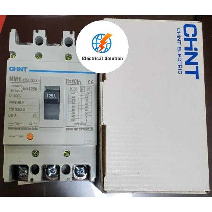 MCCB CHINT / BREAKER CHINT 3POLE 125A