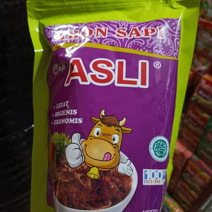 

Abon Sapi Cap Asli Manis Dan Pedas Abon Sapi Asli 250Gr