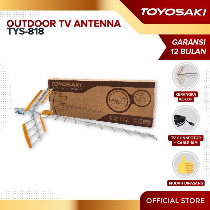 TOYOSAKI ANTENA TV DIGITAL OUTDOOR TYS 818