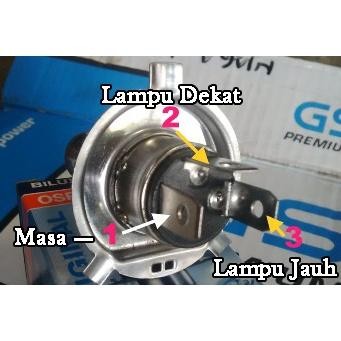 LAMPU LED UTAMA MOBIL DAN MOTOR H4 LASER D2