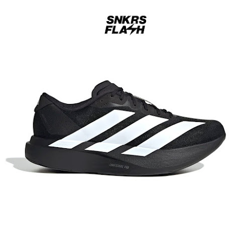 ADIDAS ADIZERO EVO SL BLACK WHITE Sepatu Lari Pria - JP7149 - Size 44.7
