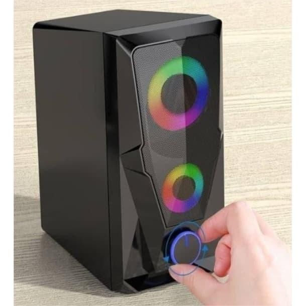 Venom Kenwood - Speaker Aktif Rs200 Gaming 3.5Mm Aux 2 Channel Pc Komputer Audio