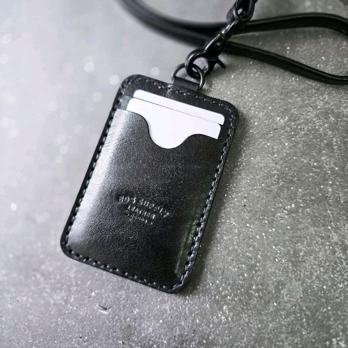 

Bds BrooksBuffalo , Full Leather LanyardIdHolder, Handcrafted Goods