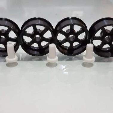velg alumunium black rep tamiya size M