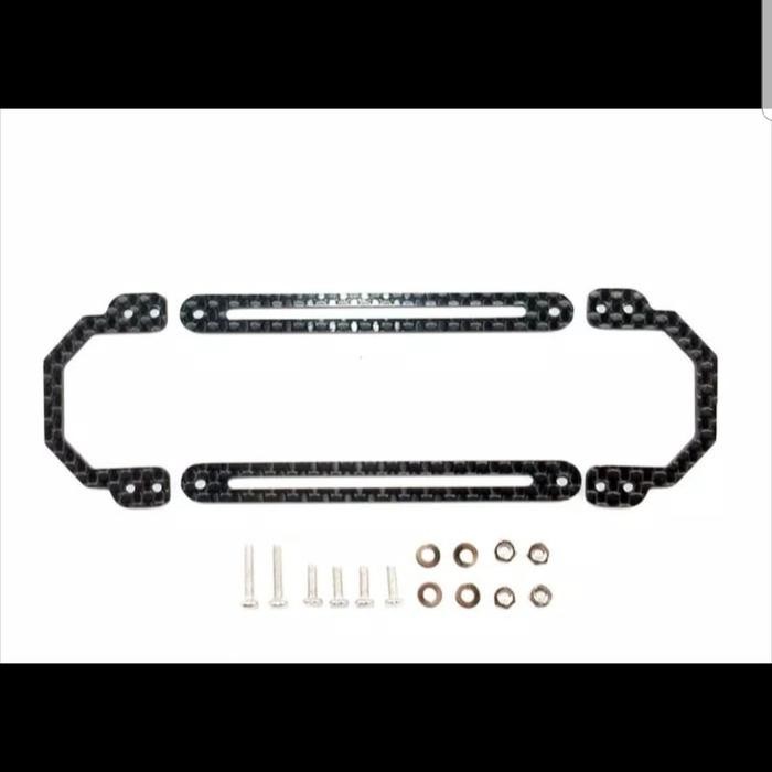 Underplate HG Carbon MS Chassis (1.5mm, Black) Rep. Tamiya