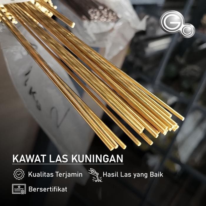 KAWAT LAS KUNINGAN EIKO 2MM X 1M UNTUK 10KG - GCI SUTINDO