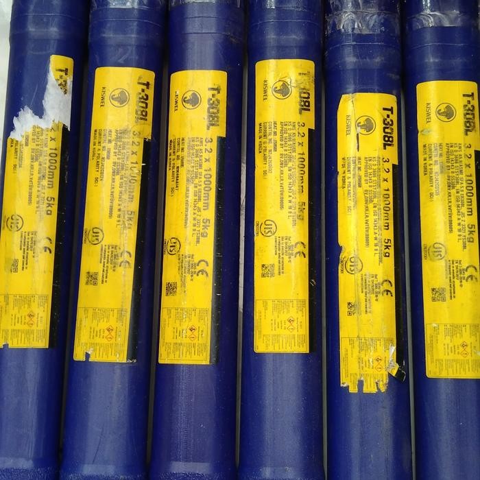 KAWAT LAS TIG ARGON KISWEL ER-308L 3.2MM FILLER WELDING ROD