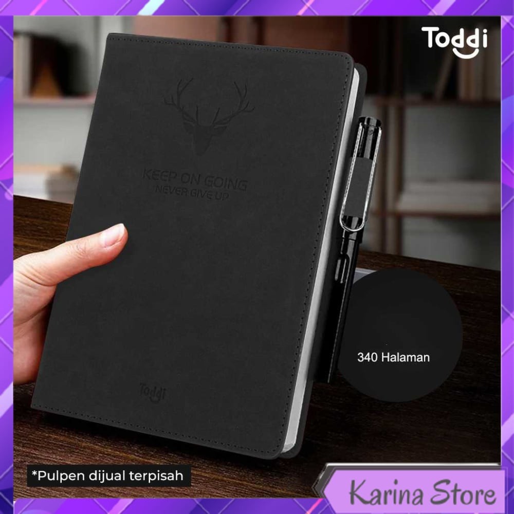 

BUKU JURNAL HARDCOVER NOTEBOOK DIARY 80GSM 340 HALAMAN GRID - CW-5025