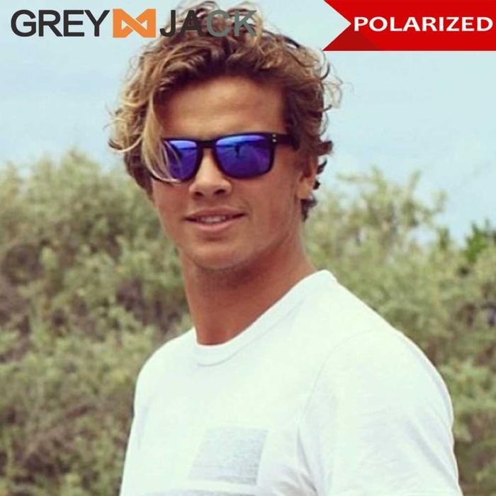 Grey Jack Kacamata Sunglasses Sport Anti Uv400 Polarized Tr90 Ringan Lentur 3077X