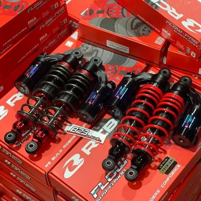 SHOCK RCB FLOW PRO BEBEK 335MM SHOCK RCB RXKING DOUBLE KLIK REBOUND KOMPRESI ORIGINAL RACING BOY