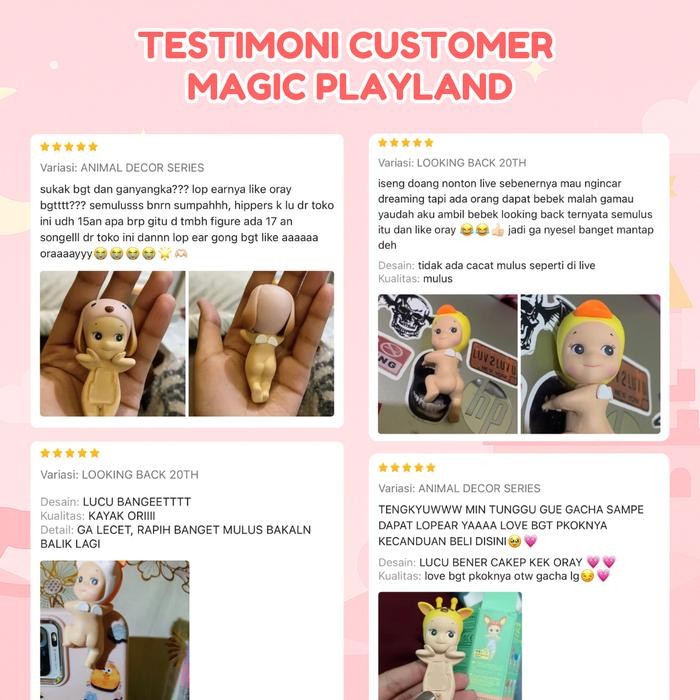 READY Sonny Angel Hippers Mystery Box Dreaming Animal Harvest Marine Blind Box Aksesoris Handphone