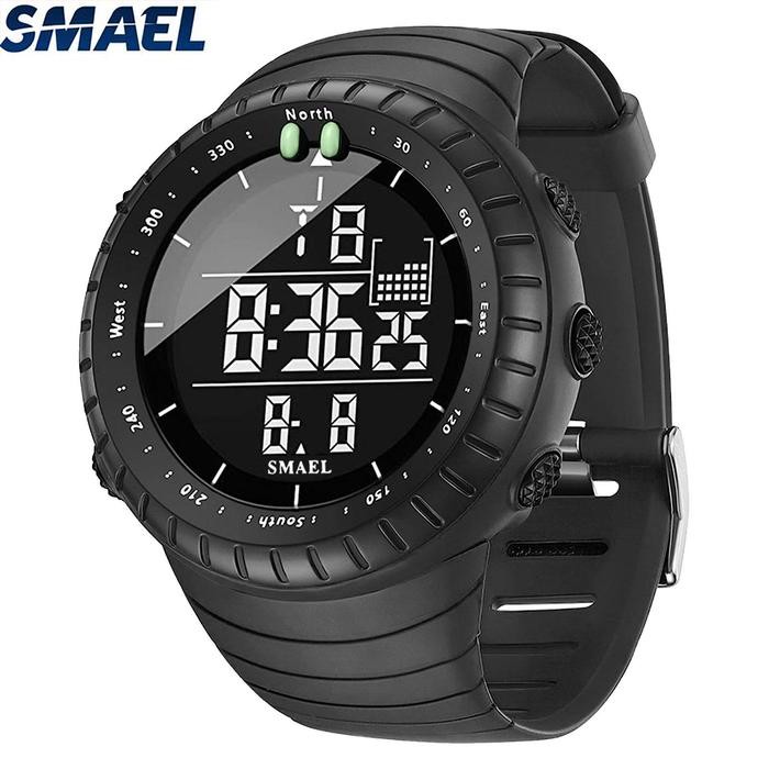 Jam Tangan Digital Pria Wanita SPORT Merk SMAEL 1237