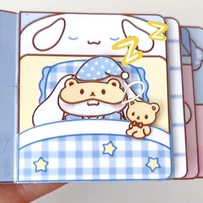 

SQY Sanrio Quiet Book Cinnamoroll Kuromi Buku Diy Handmade Toys Paper