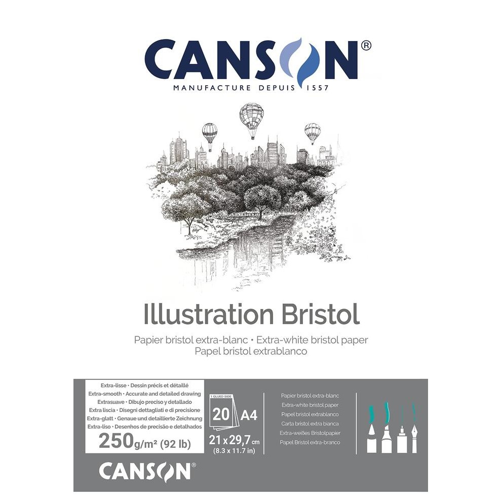 

canson bristol A4 250gsm 20 lembar