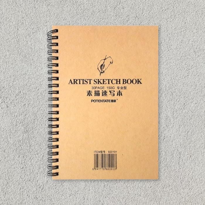 

Potentate Artist Sketchbook Wire Bound Spiral Buku Sketsa
