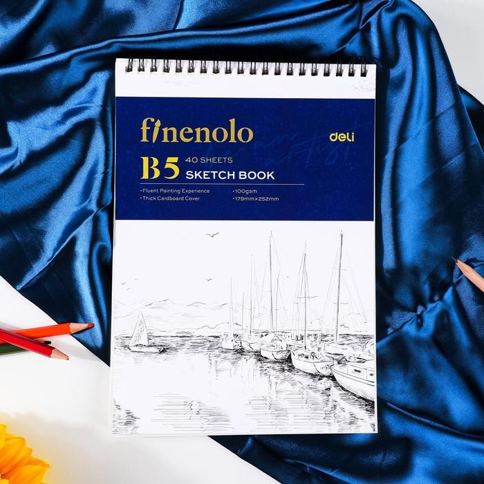 

[SPECIAL 6.6] GACOR FINENOLO Deli Combo Pensil Warna Hybrid 24/36/48/72 + SketchBook Free Pensil