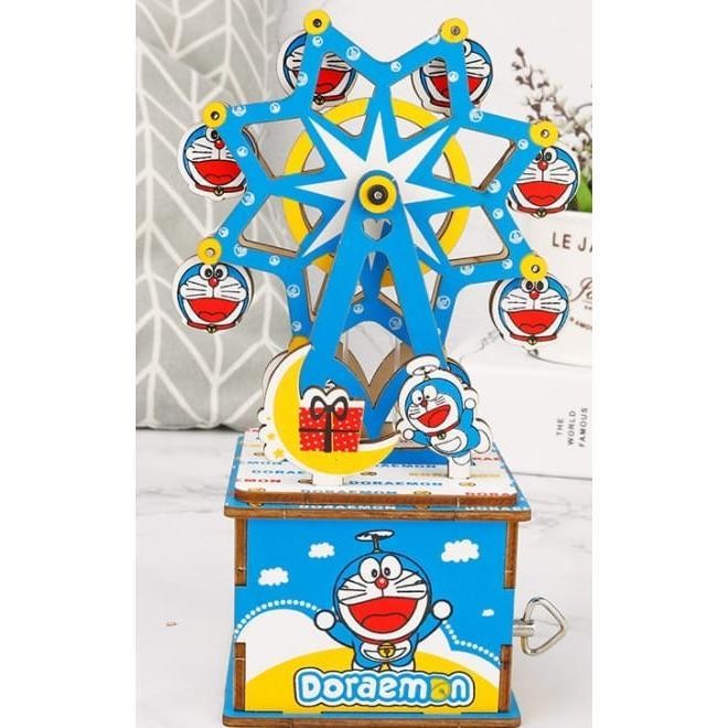 DIY Music Box Doraemon Ferris Wheel / Kotak Musik Doraemon