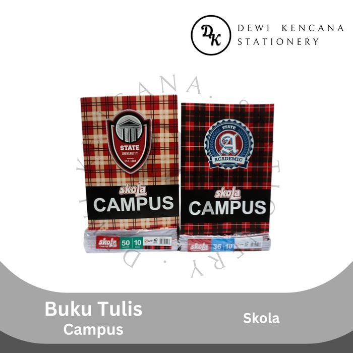 

TUMI Buku Tulis Campus Boxy Skola 1 Pak Isi 10 Buku