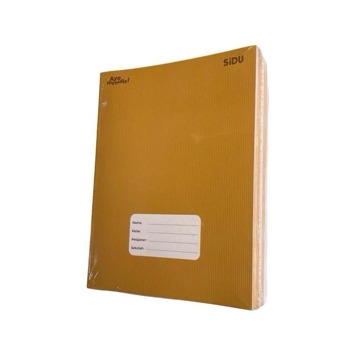 

TUMI Buku Tulis Sidu Sampul Coklat 40 Lembar / Sidu Kraft Craft 40 Lembar ( 1 Pack Isi 10