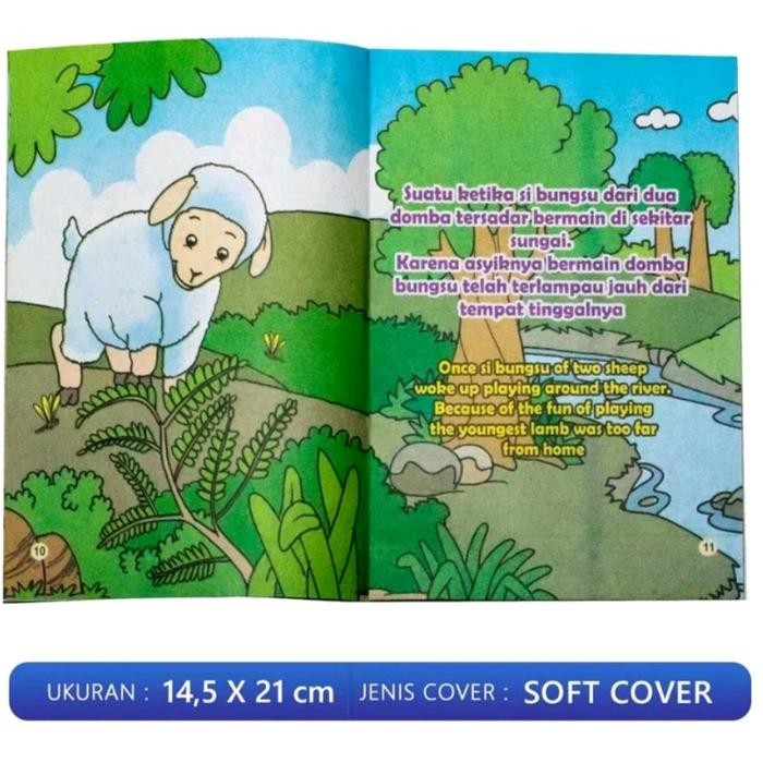 

PAKET ISI 15 BUKU CERITA ANAK DONGENG DUNIA BINATANG BEST SELLER BILINGUAL FULL COLOUR SOFT COVER