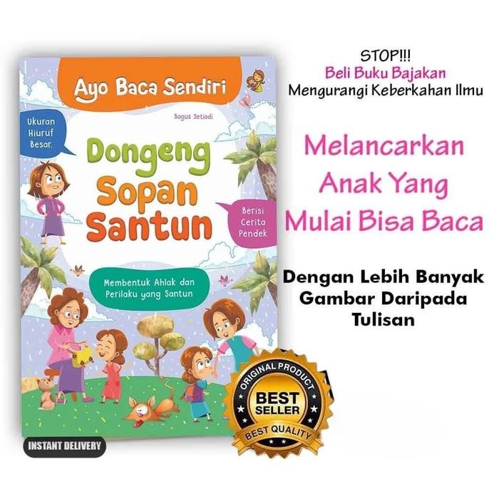

Buku Dongeng Sopan Santun Isi 40 Cerita - Buku Dongeng Pembentuk Karakter Anak