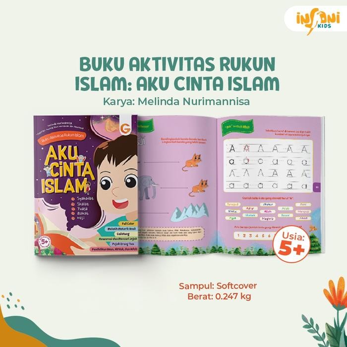 

Buku Aktivitas Rukun Islam - Aku Cinta Islam, Buku Anak GIP Books