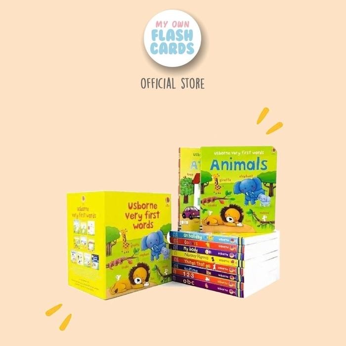 

Usborne My Very First Words - ted Books - Buku edukasi anak inggris english kids reading