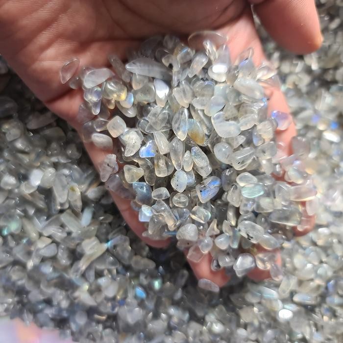 

I77W Moonstone Blue Light Chips 5 Sd 10Mm 50 Grams