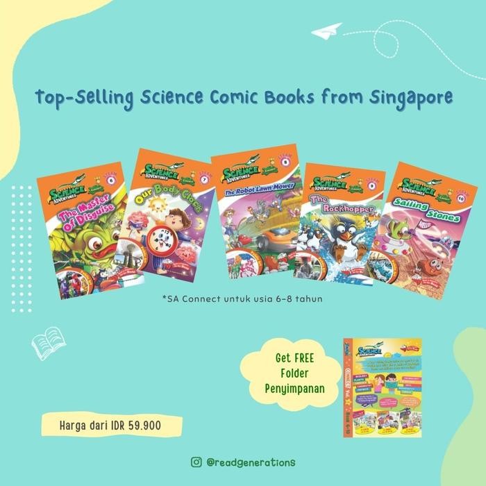 

SCIENCE ADVENTURES Connect (6 to 8 years old) - Vol. 1 No. 6-10 (5pcs)