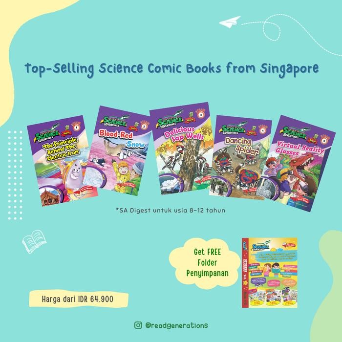 

SCIENCE ADVENTURES Digest (8 to 12 years old) - Vol. 1 No. 1-5 (5pcs)