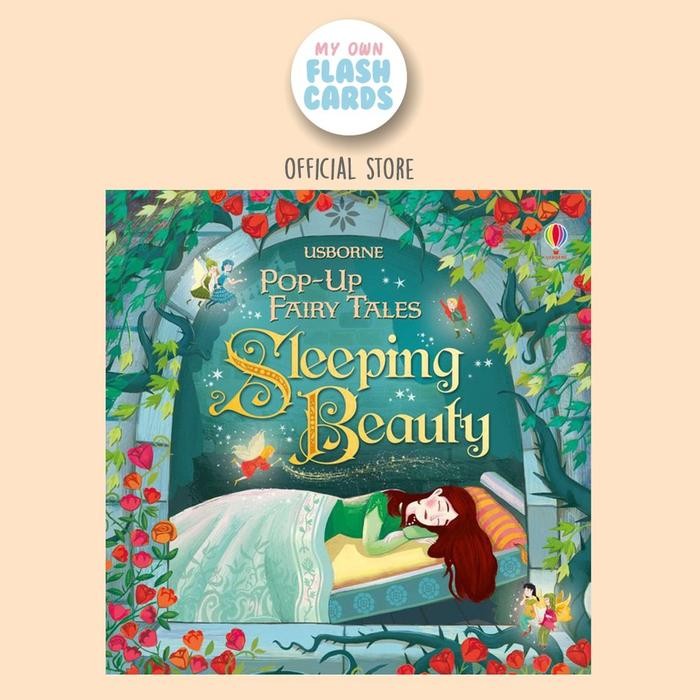 

Usborne Pop up Sleeping Beauty Fairy Tale ted Book Buku Cerita Anak Dongeng Putri Tidur