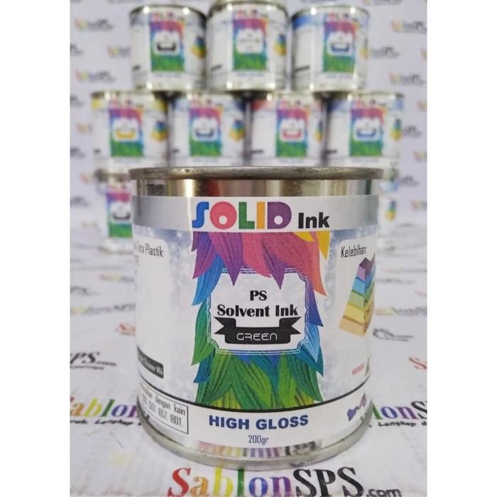 

X689 Tinta Sablon Plastik 250 Gr Hijau Green Hdpe Pe Pp Basis Minyak Solven