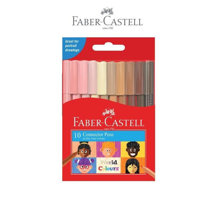 

X689 Faber-Castell Spidol Warna Marker Connector Pen Special Edition Worldcolour
