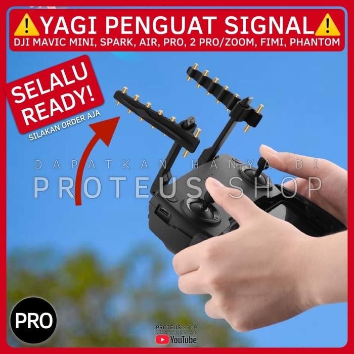 YAGI PENGUAT SINYAL DJI MAVIC MINI SE AIR 3 2 PRO X8 SIGNAL BOOSTER Drone Antena
