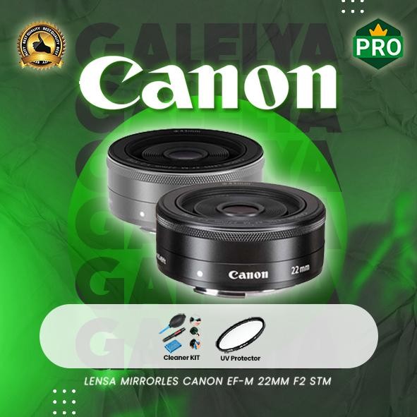 LENSA CANON 22MM F2 STM - LENSA MIRRORLES CANON EF-M 22MM F2 STM