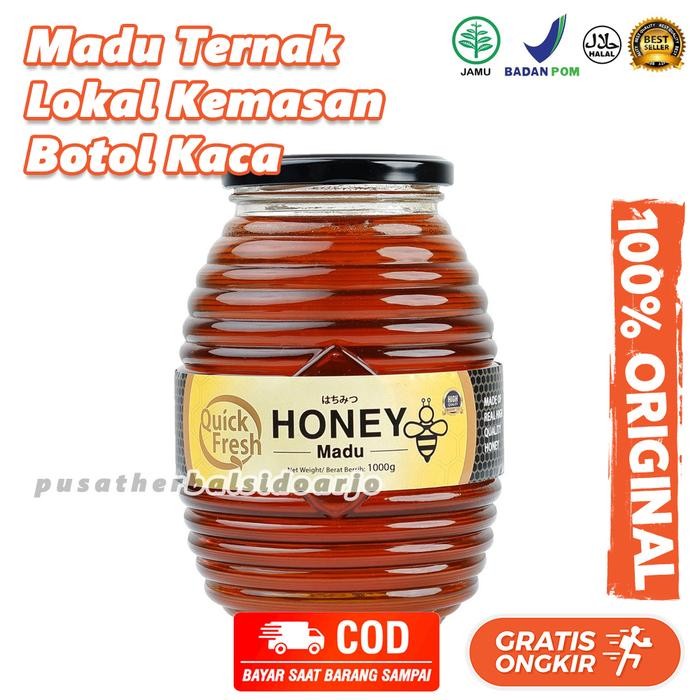 

Madu Quick Fresh 1kg Bucket Madu Lokal Ternak Original Enak Manis Sega
