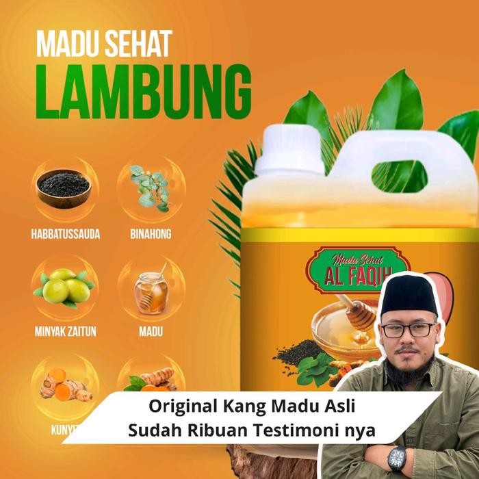 

Madu Lambung Al Faqih 1 Kg Herbal Asam Lambung Maag dan Gerd Honey asli