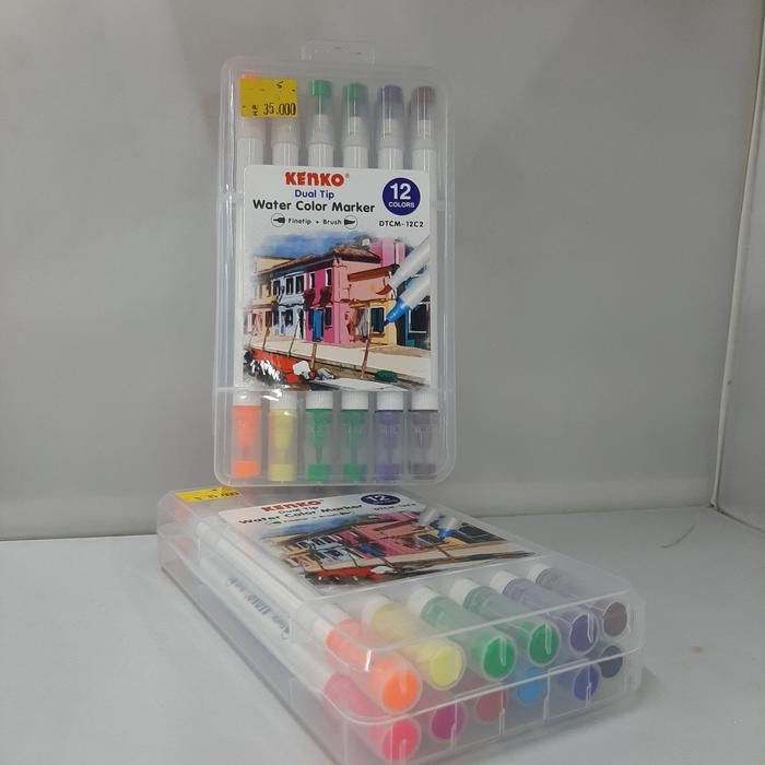 

kenko water color marker dual tip 12s