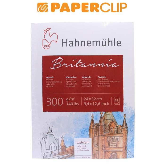 

WATERCOLOR PAD HAHNEMUHLE BRITANNIA 24X32 10628641 HOT PRESSED