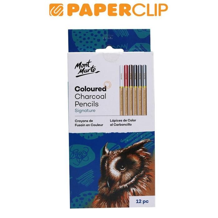 

CHARCOAL COLOR PENCILS MONT MARTE 12P MPN0042