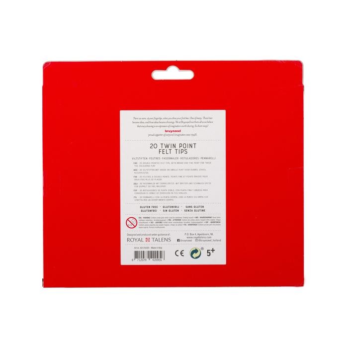 

Bruynzeel Felt Tips Twin Point Set 20
