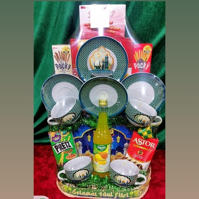 

Parcel Snacks TeaSet Lebaran Idul Fitri Hampers Kado Premium Ramadhan