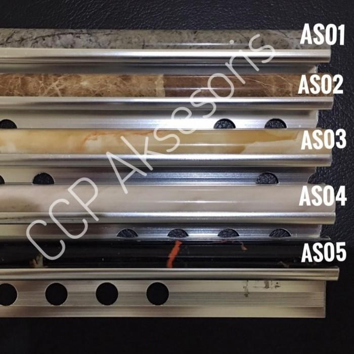 Kuku Macan/Tile Trim/Corner Trim/Bon Bon Aluminium Motif Granit