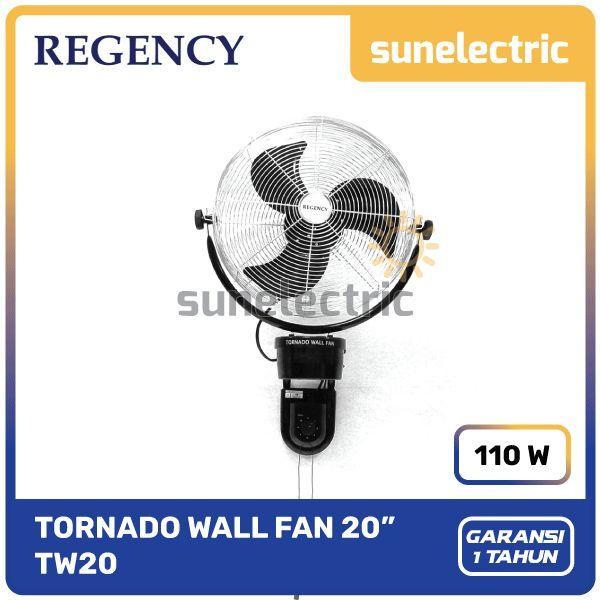 55Q8 20" (51 Cm) Tornado Wall Fan / Kipas Angin Dinding / Tembok Regency