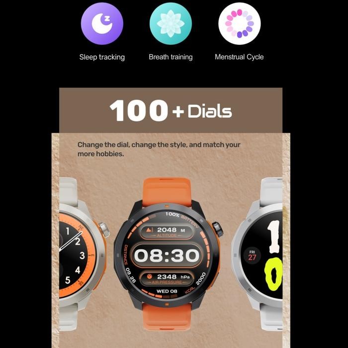 Aolon Watch Navi R3 NaviR3 SmartWatch GPS Map Running Pace Amoled AOD Display